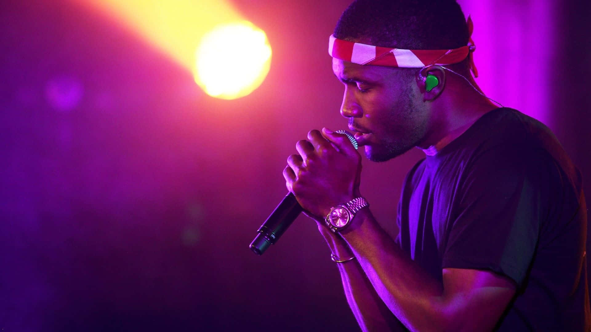 Frank Ocean, purple, yellow, Full HD Desktop Wallpaper