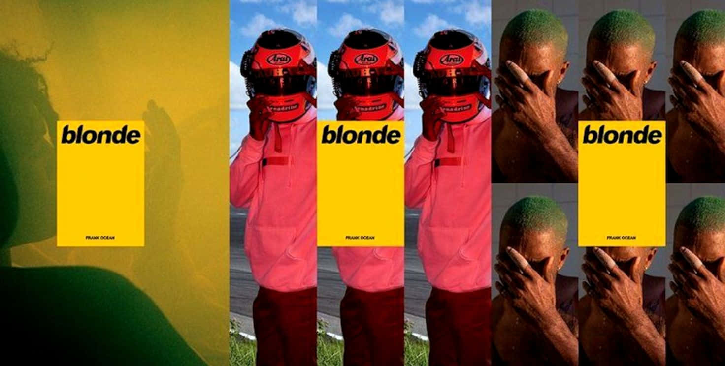 Frank Ocean, laptop, racing helmet, HD Desktop Wallpaper