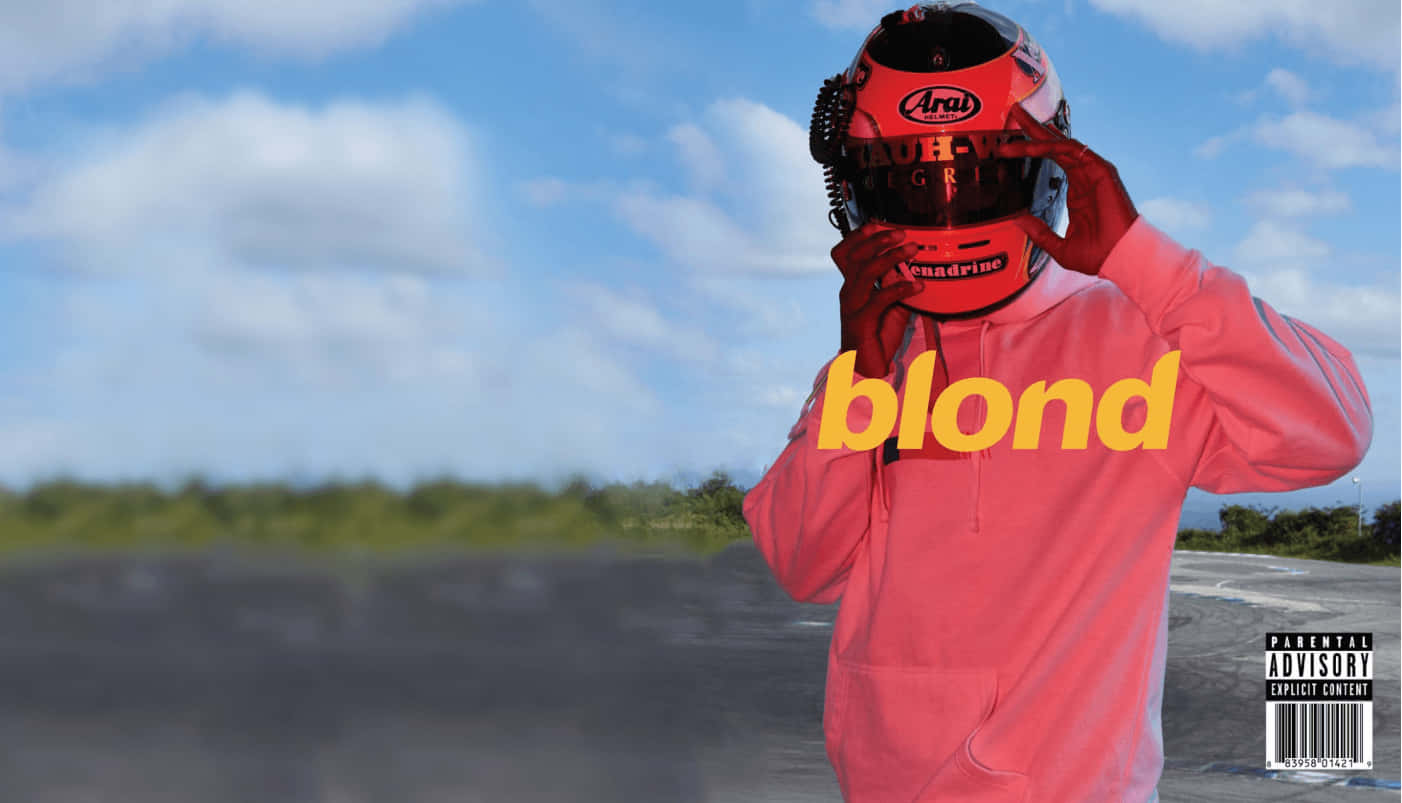 blond explicit album, pink hoodie, red racing helmet, HD Desktop Wallpaper