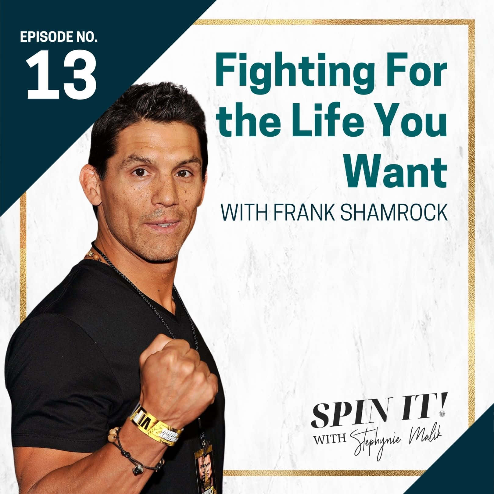 Frank Shamrock, black shirt, white marble background, HD Desktop Wallpaper