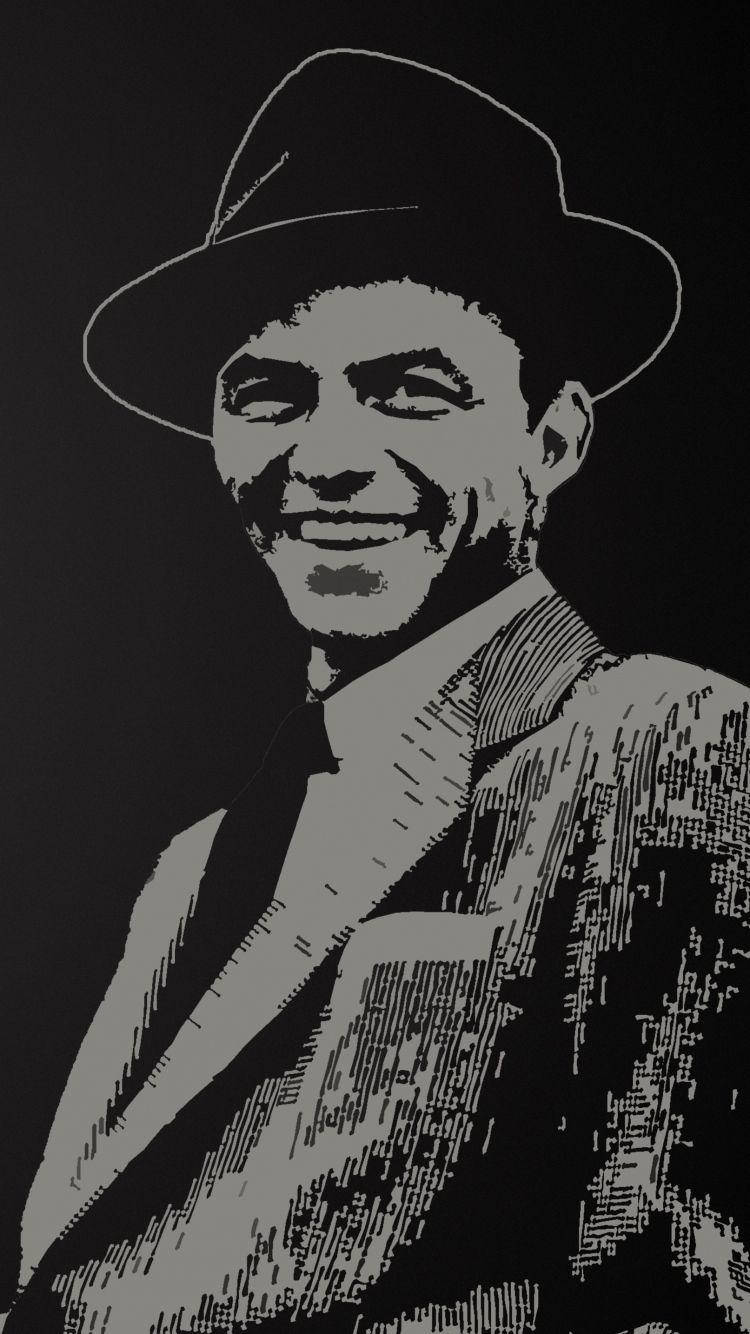 Frank Sinatra, fedora, suit, HD Phone Wallpaper