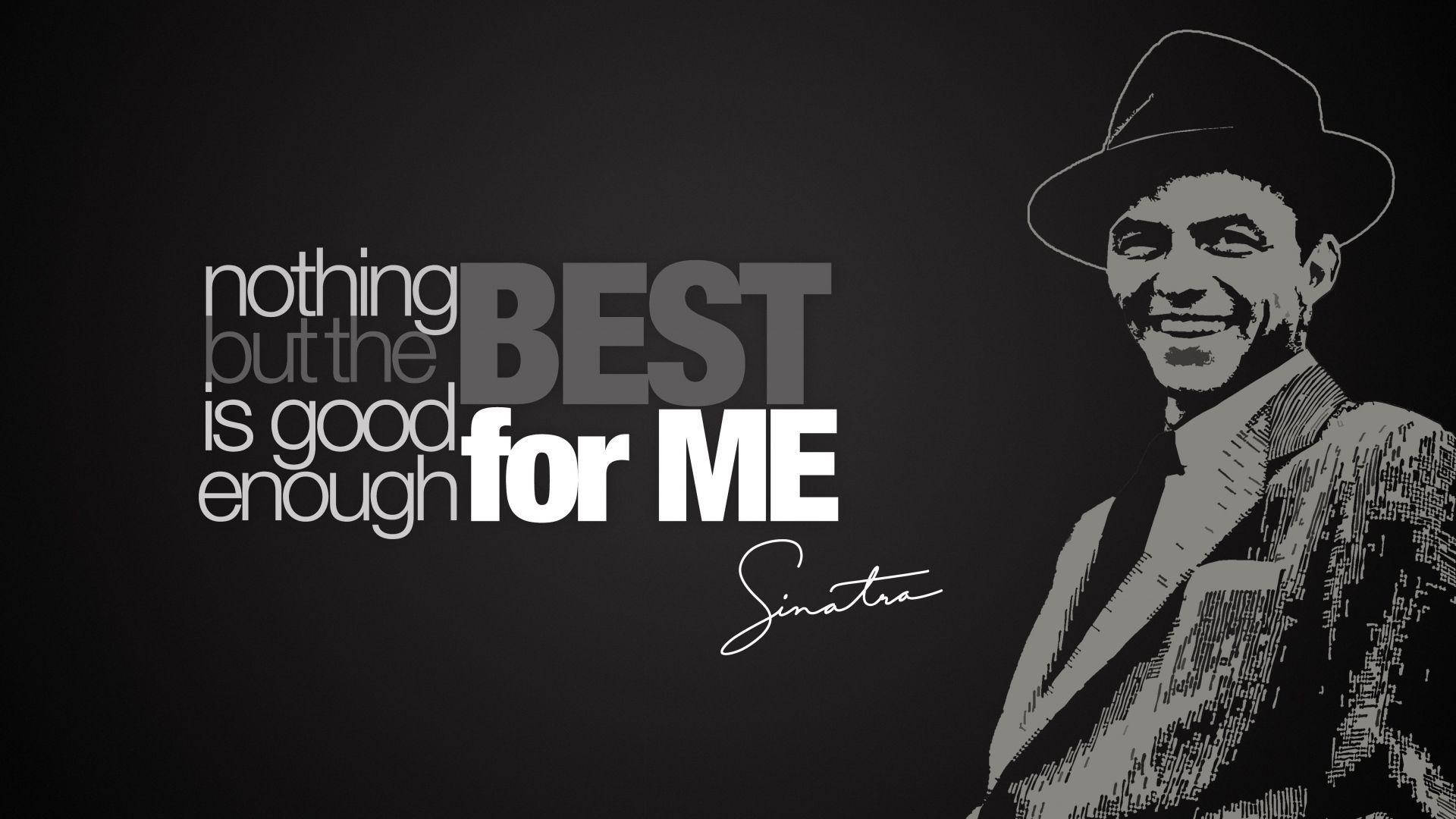 Frank Sinatra, black and white, monochrome stylized portrait, Full HD Desktop Wallpaper