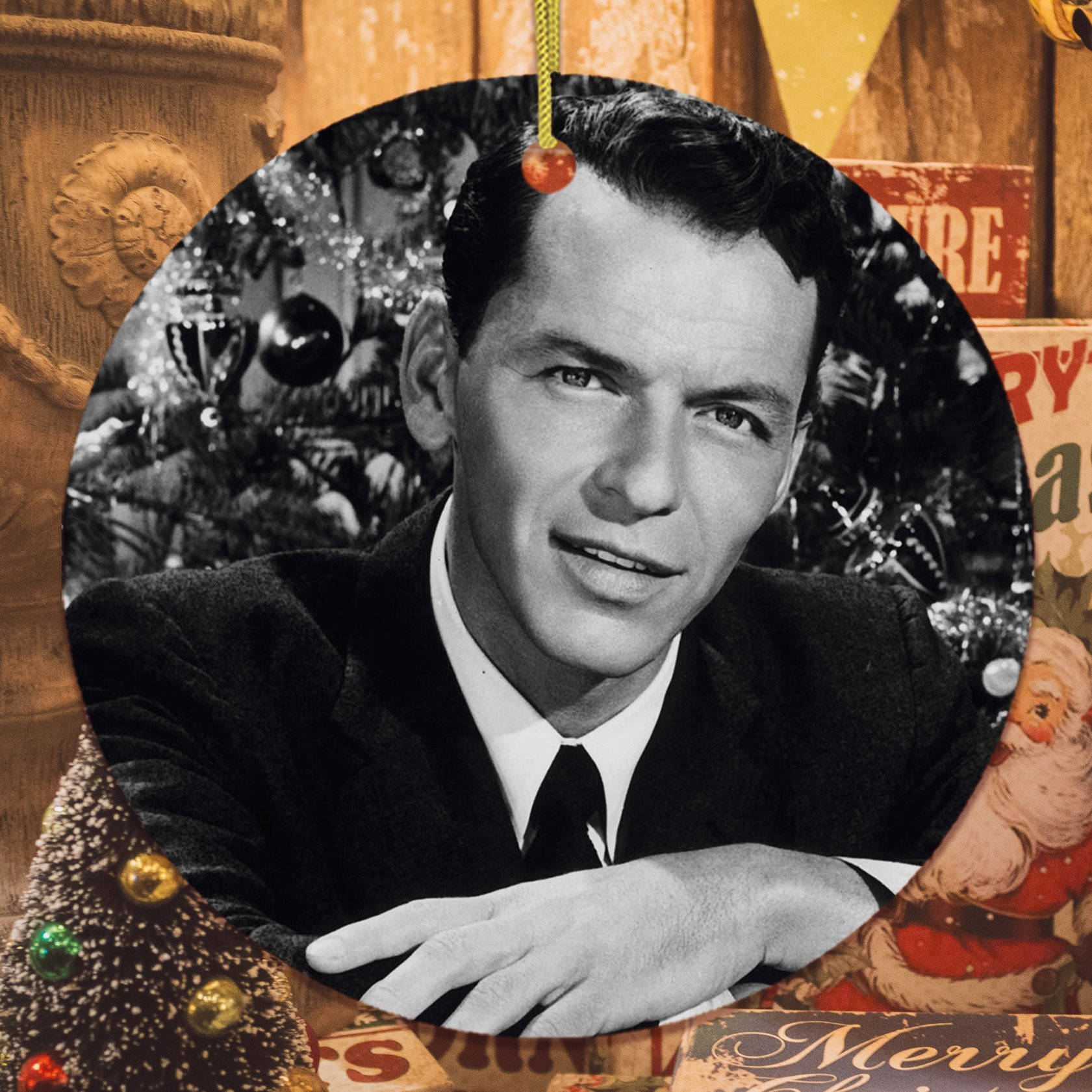 Frank Sinatra, black and white, suit, HD Desktop Wallpaper