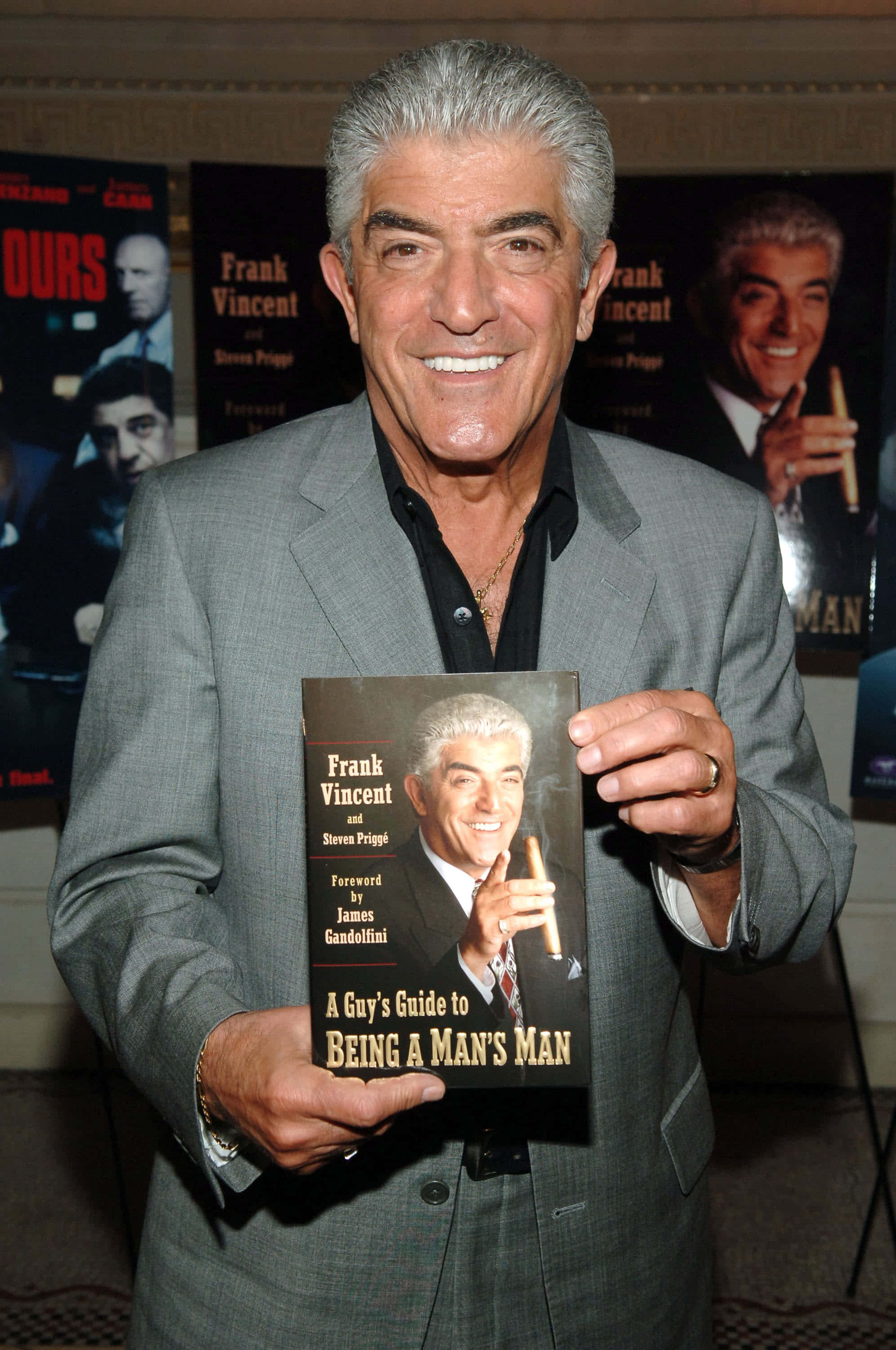 Frank Vincent, A Guy's Guide to Being a Man, 1993, 2K Phone Wallpaper