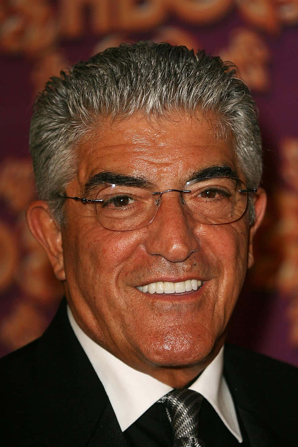 Frank Vincent, gray hair, glasses, HD Phone Wallpaper