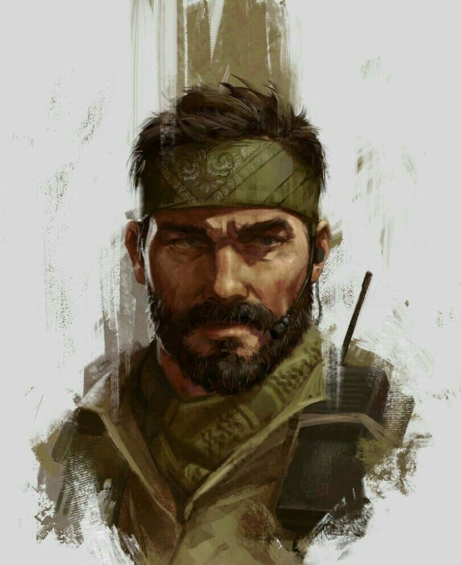 Frank Woods, black ops soldier, bearded, SD Phone Wallpaper