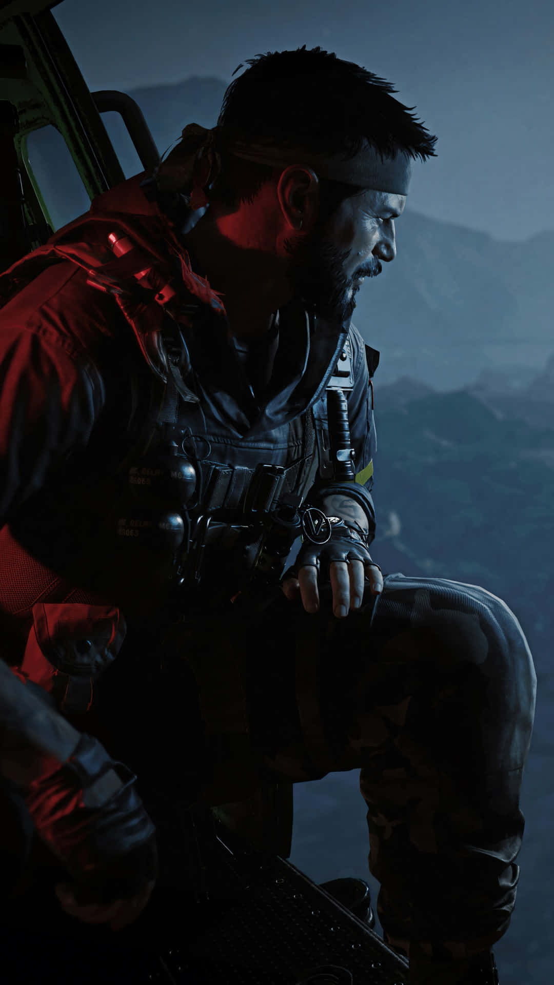 Frank Woods, tactical gear, helicopter, Full HD Phone Wallpaper