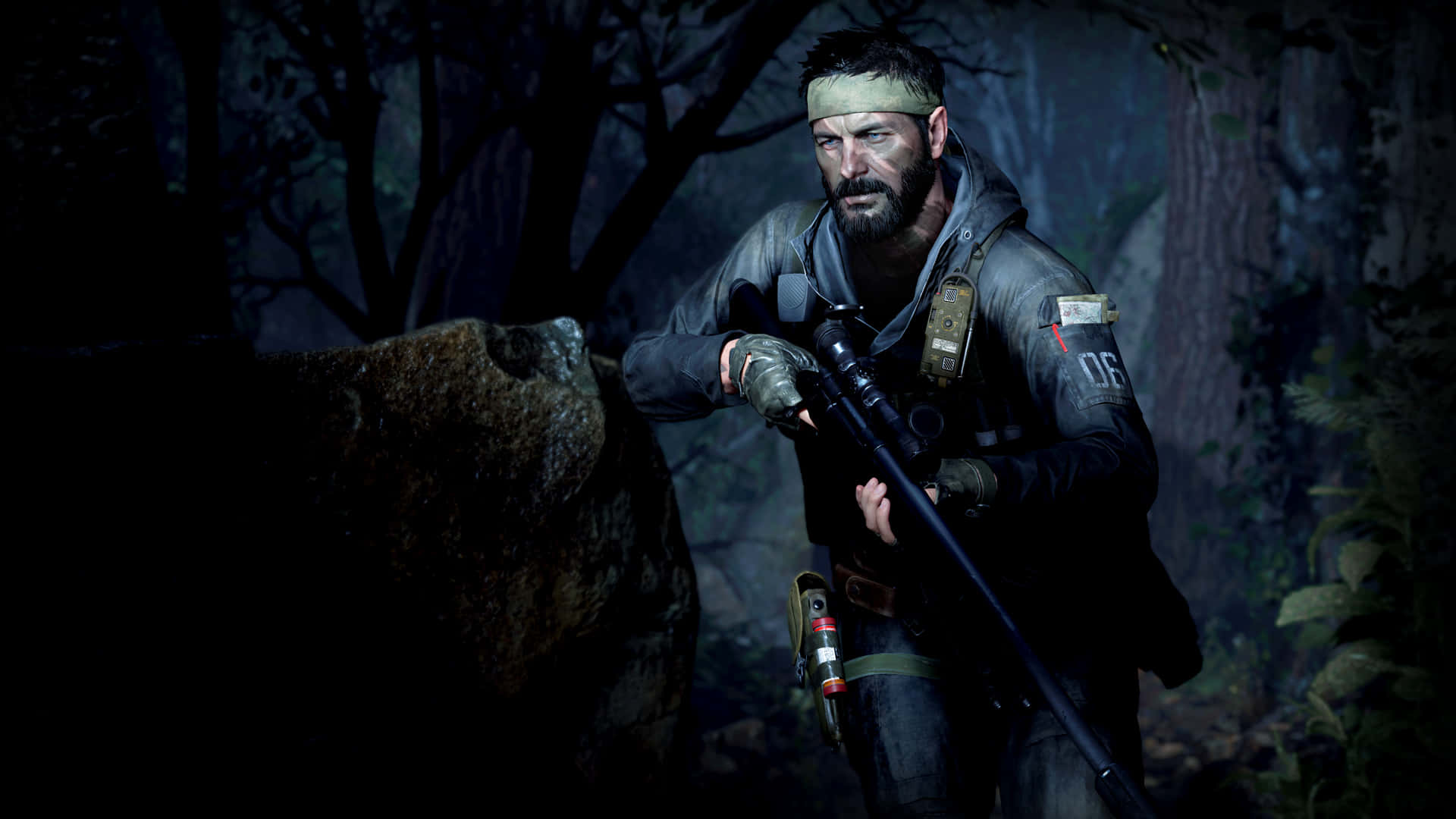 Frank Woods, tactical gear, rifle, Full HD Desktop Wallpaper