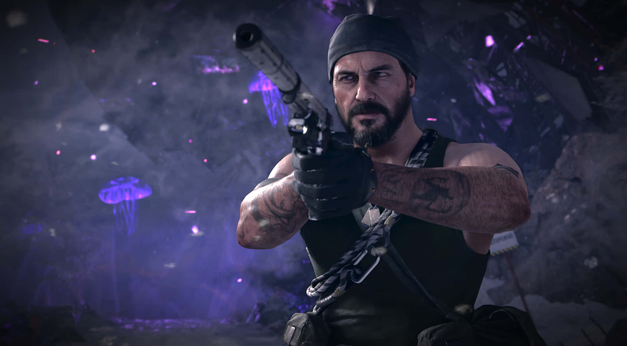 Frank Woods, 2047, dark beanie, Full HD Desktop Wallpaper