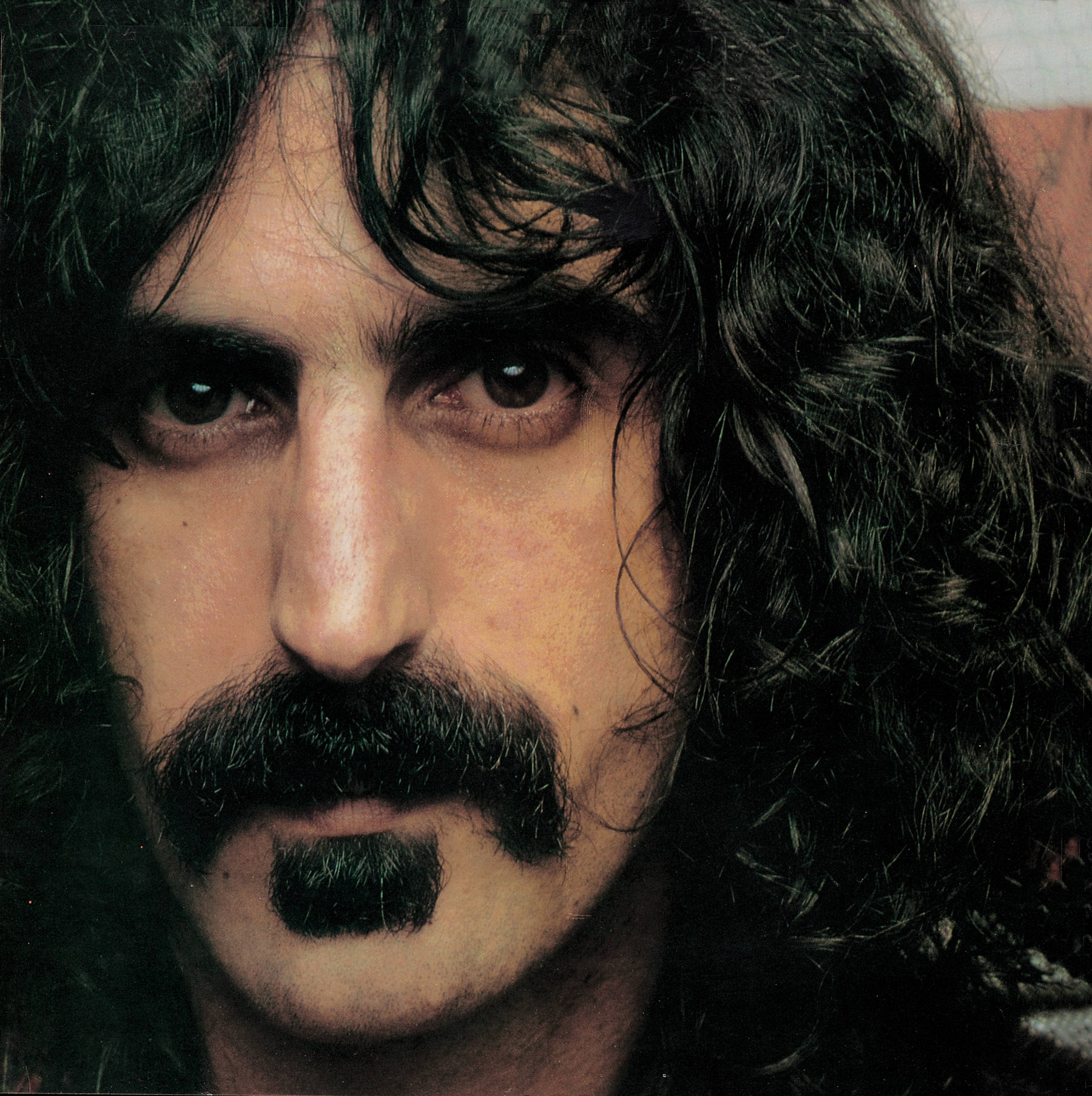 Frank Zappa, long dark curly hair, thick mustache, HD Phone Wallpaper