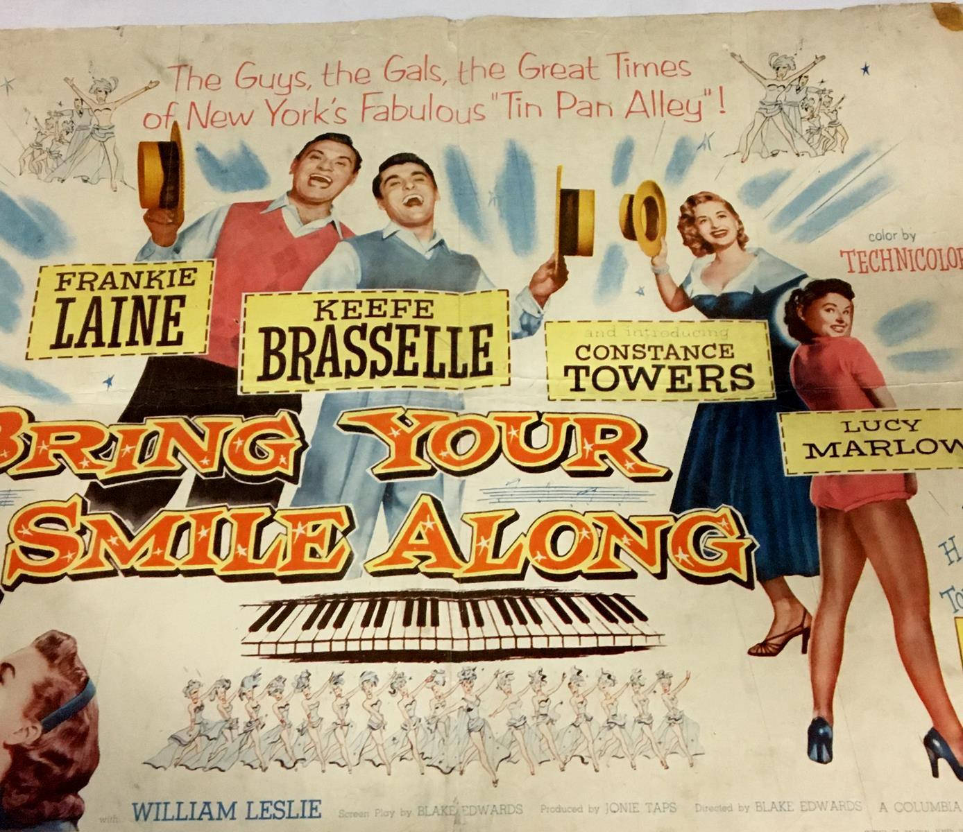 Frankie Laine, Bring Your Smile Along, 1950s, HD Desktop Wallpaper