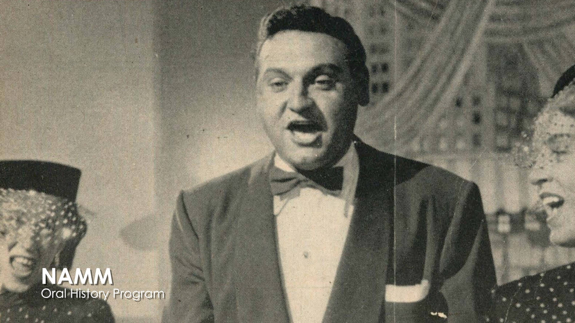 Frankie Laine, black and white photo, three entertainers, Full HD Desktop Wallpaper