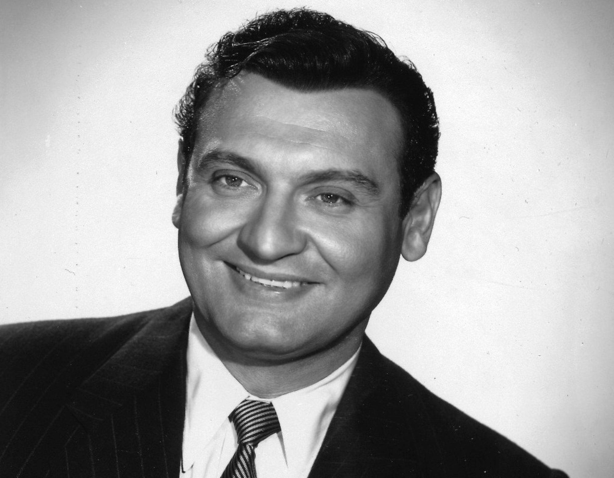 Frankie Laine, pinstripe suit, striped tie, Full HD Desktop Wallpaper