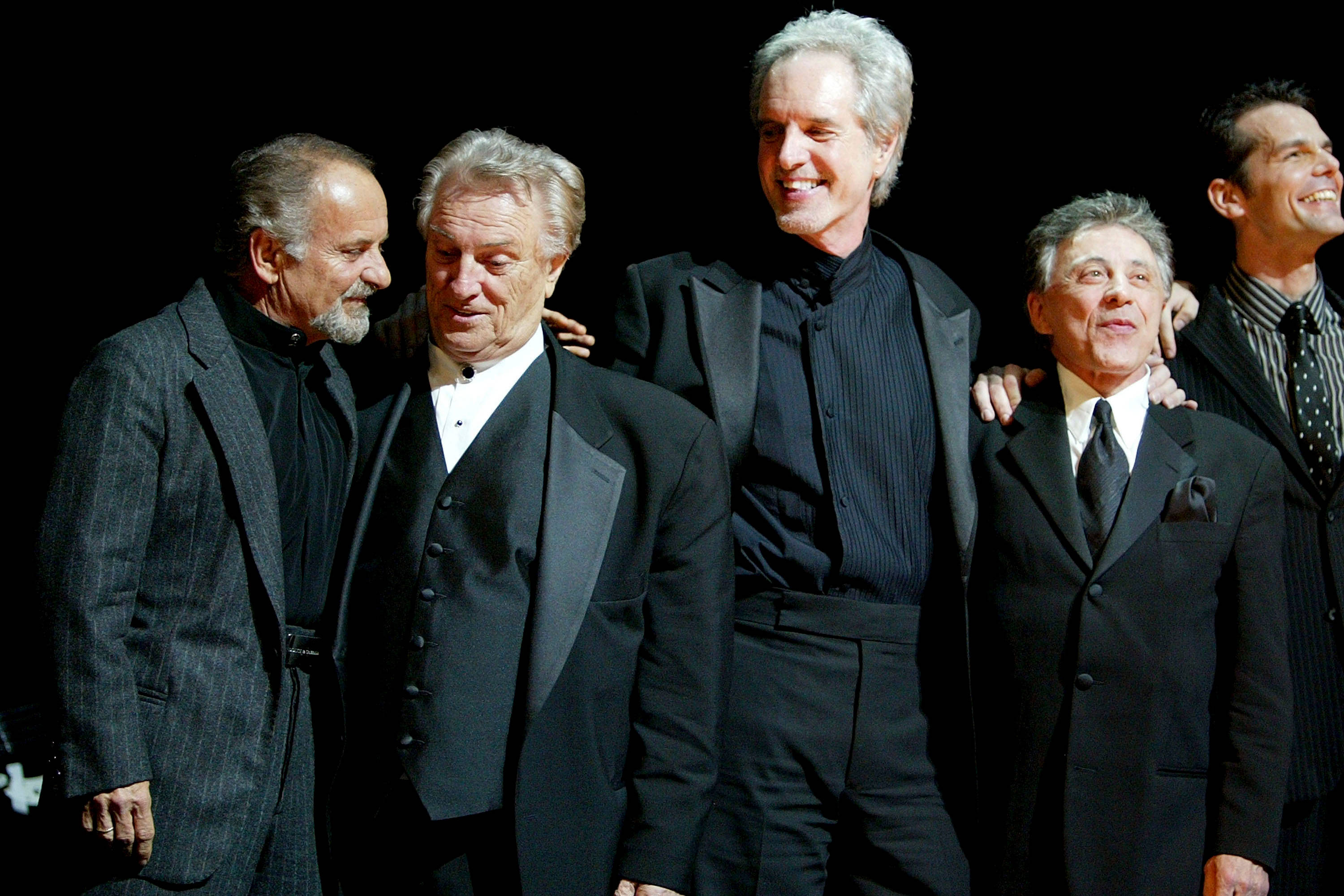 Frankie Valli And The Four Seasons, broadway, black suits, 2K Desktop Wallpaper