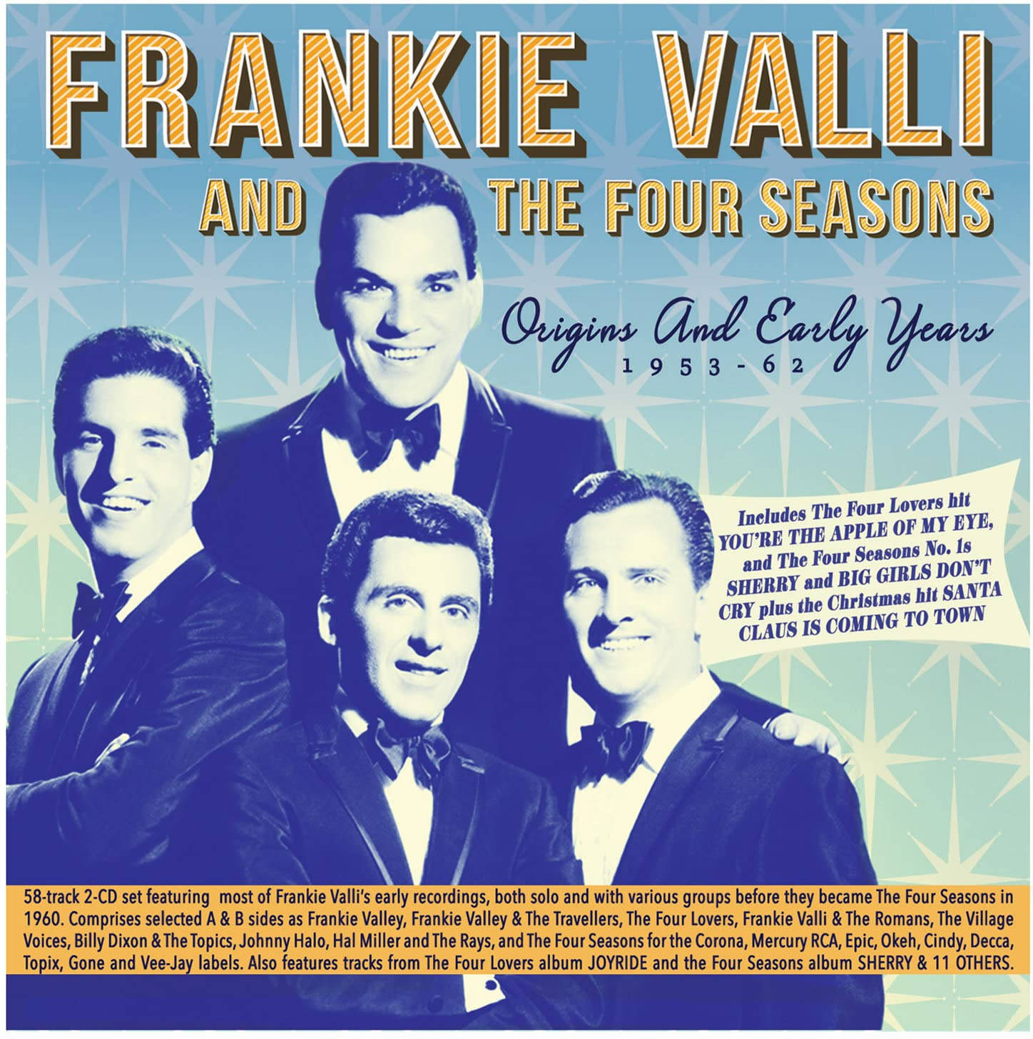 Frankie Valli, The Four Seasons, 1950s, HD Phone Wallpaper