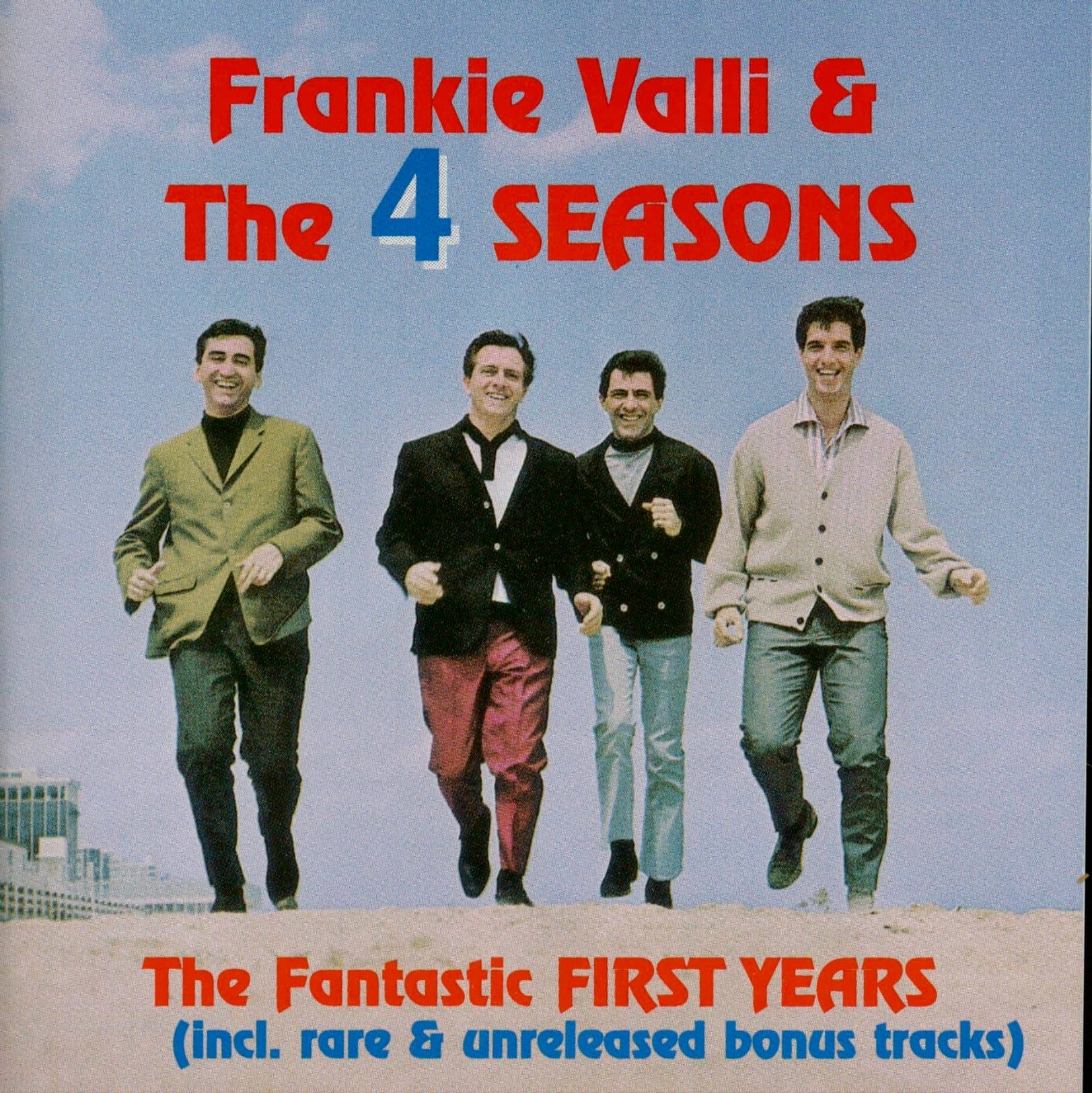 Frankie Valli And The Four Seasons, vintage attire, beach, HD Phone Wallpaper