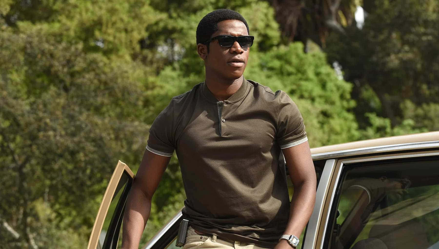 Franklin Saint, car, sunglasses, HD Desktop Wallpaper