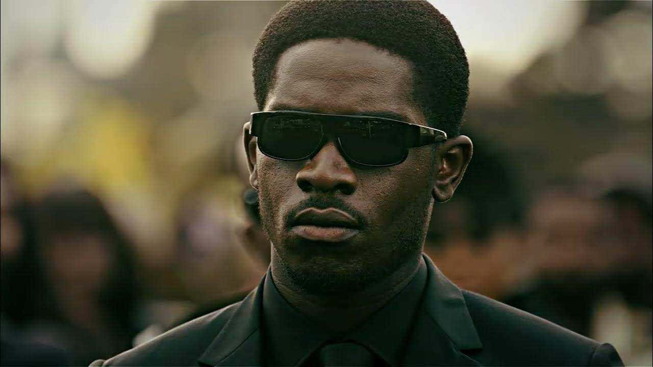 Franklin Saint, black suit, sunglasses, HD Desktop Wallpaper