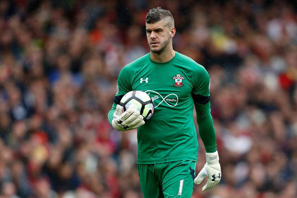 Fraser Forster, green uniform, ball, SD Desktop Wallpaper