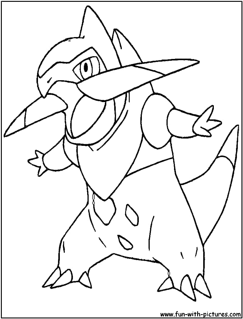 Fraxure, black outline, black and white line drawing, SD Phone Wallpaper