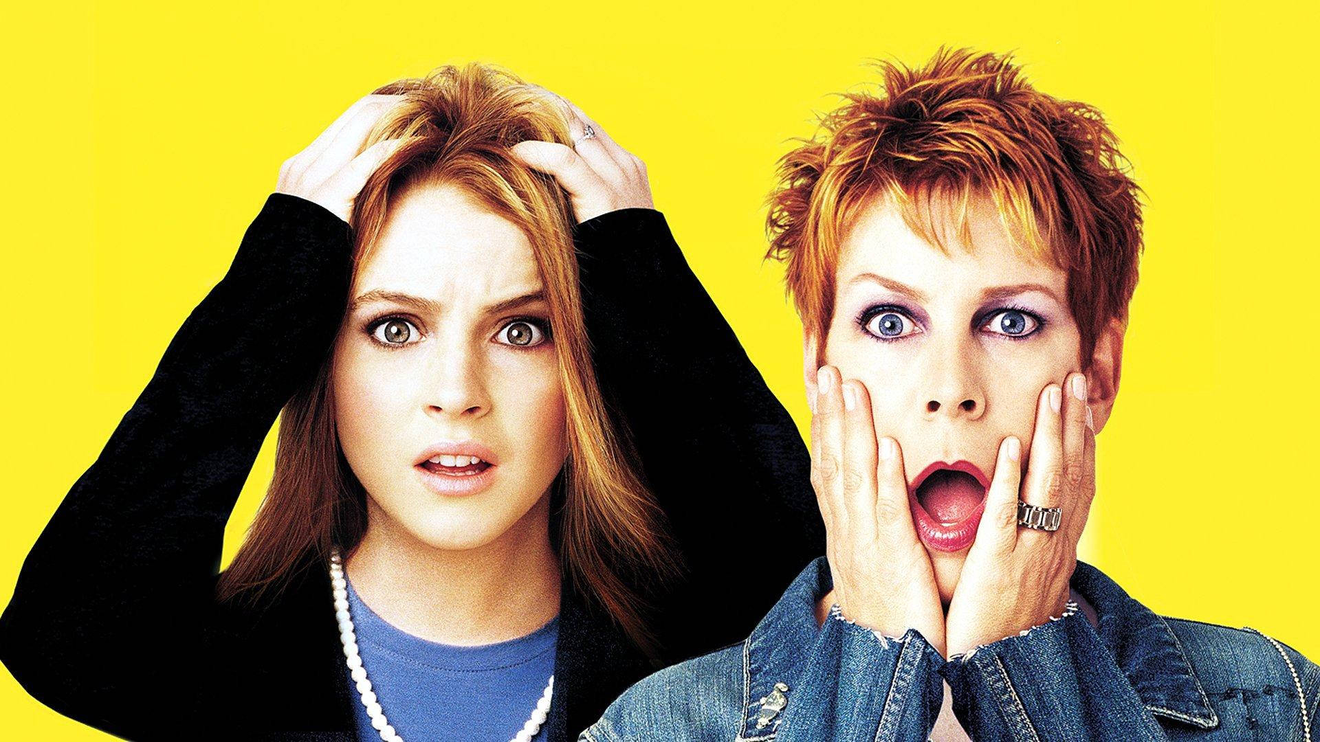 Freaky Friday, shocked expressions, bright yellow background, Full HD Desktop Wallpaper