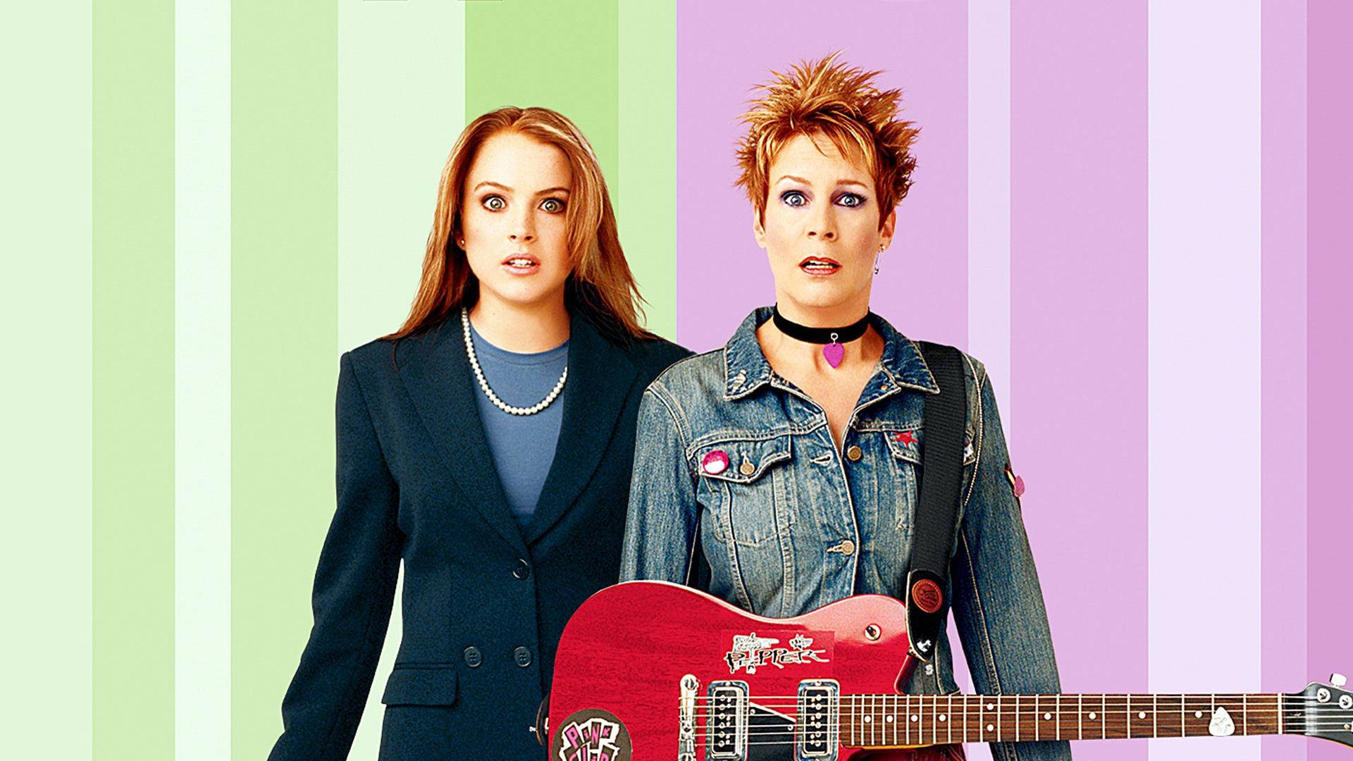 Freaky Friday, blazer, red guitar, Full HD Desktop Wallpaper