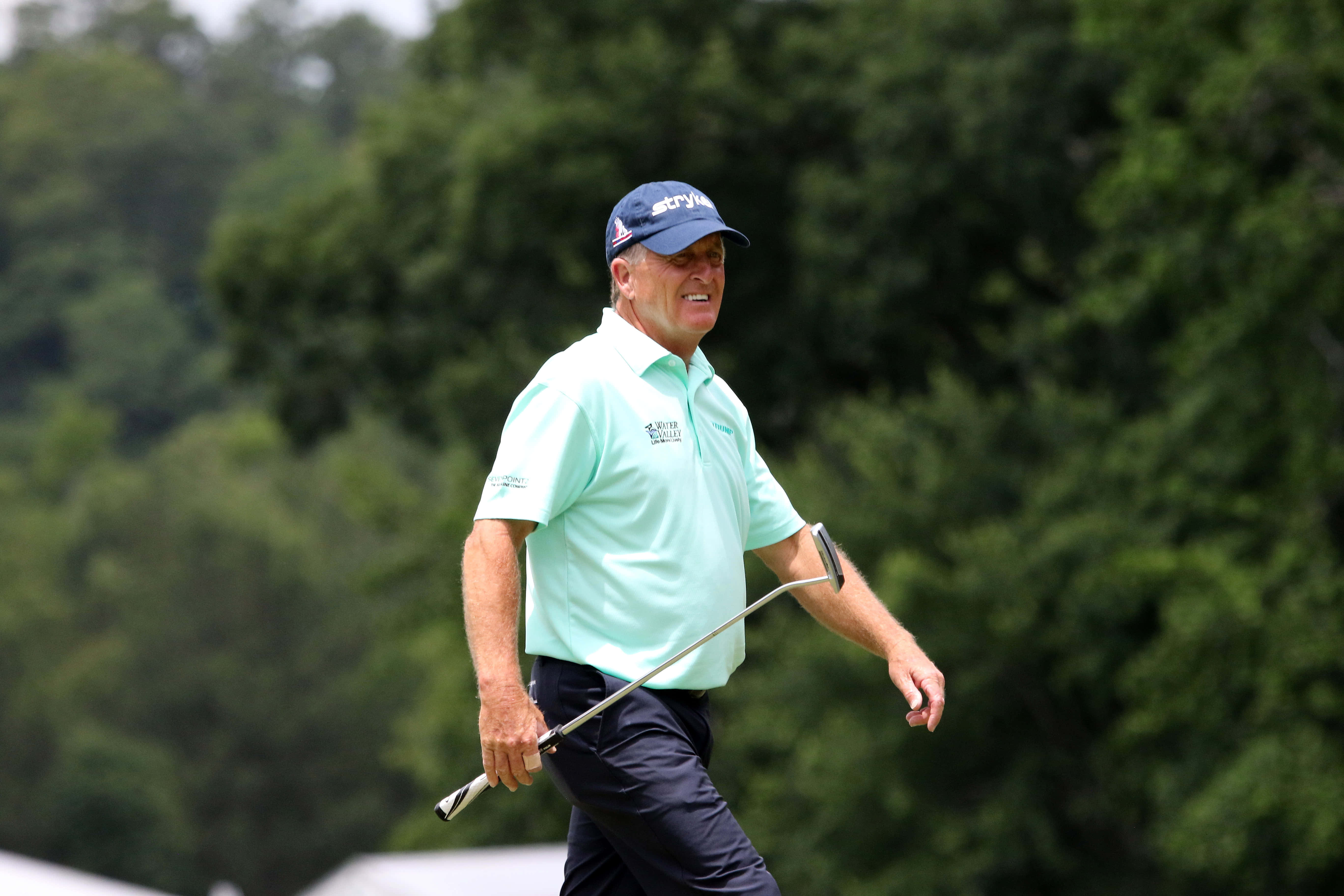 Fred Funk, golf course, light green shirt, 5K Desktop Wallpaper