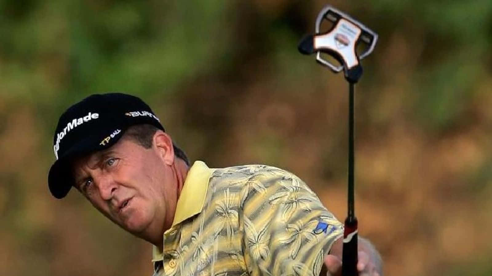 Fred Funk, floral shirt, black cap, HD Desktop Wallpaper