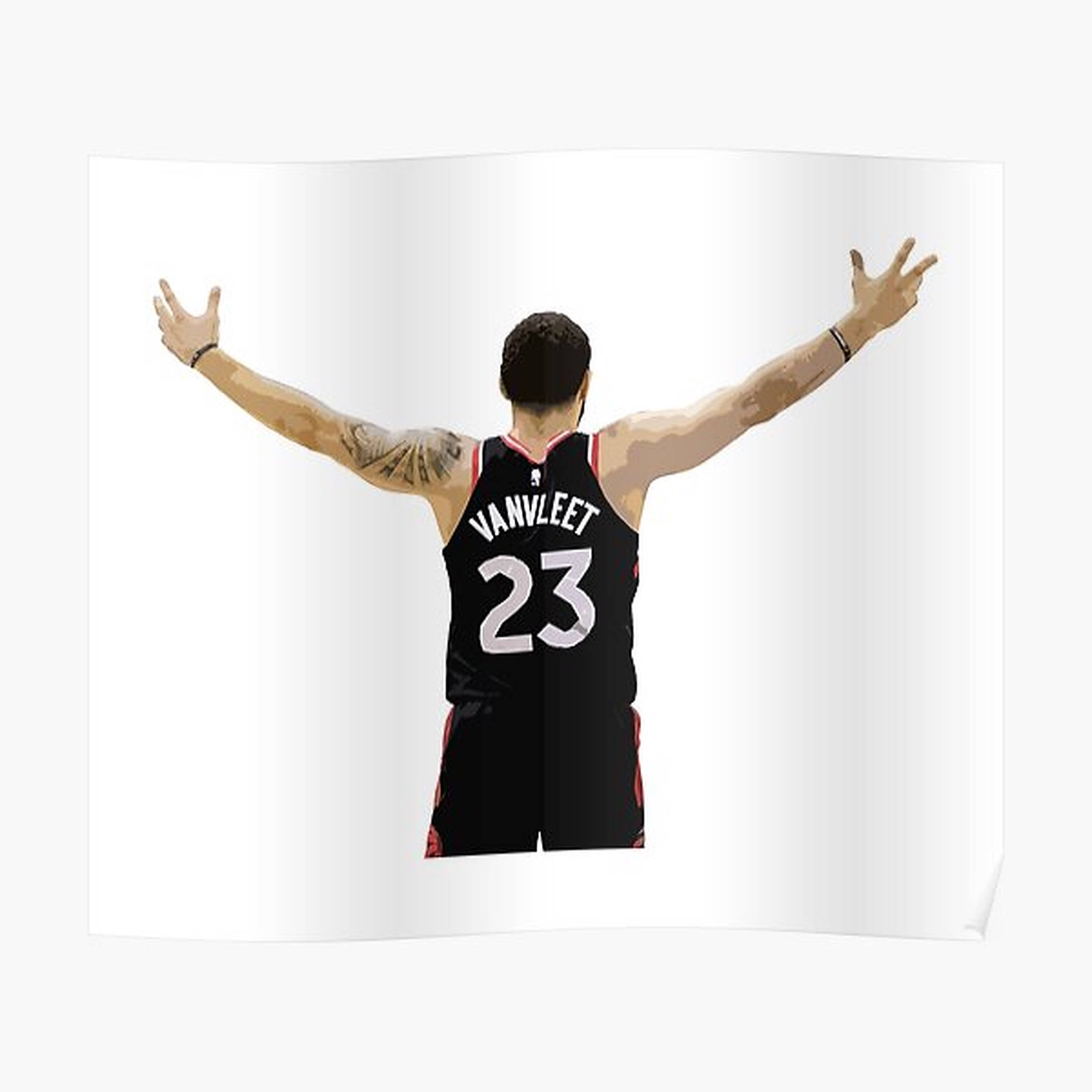 Fred Vanvleet, black jersey, number 23, Full HD Desktop Wallpaper