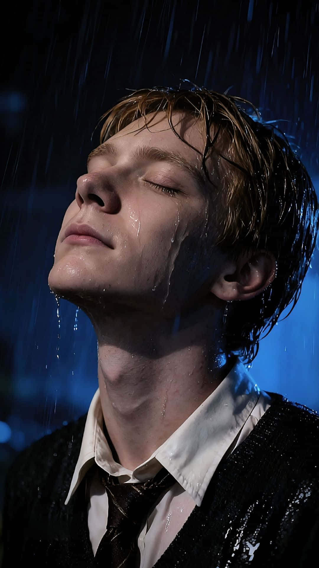Fred Weasley, wet hair, rain, Full HD Phone Wallpaper