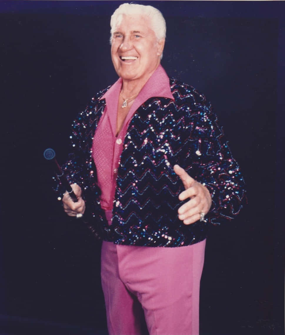 Freddie Blassie, sparkling zigzag jacket, pink pants, SD Phone Wallpaper