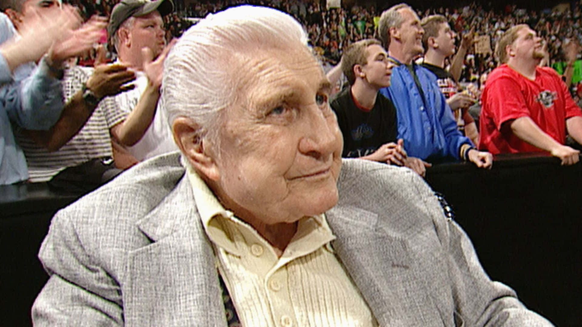 Freddie Blassie, gray suit, elderly man, Full HD Desktop Wallpaper