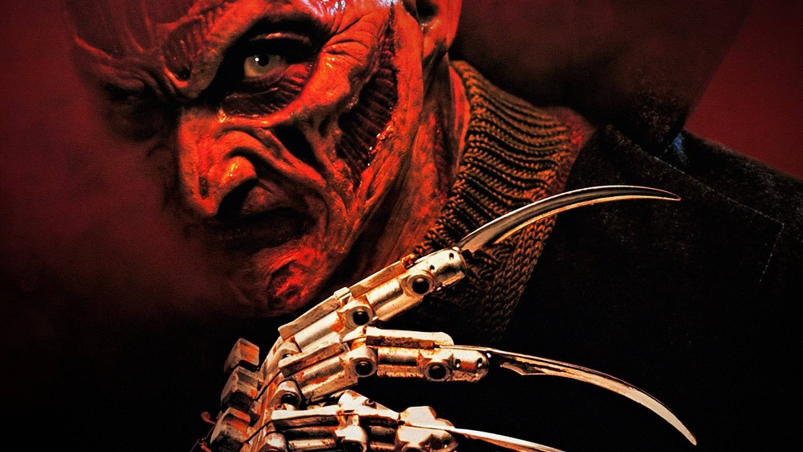 Freddy Krueger, blade glove, red lighting, 2K Desktop Wallpaper