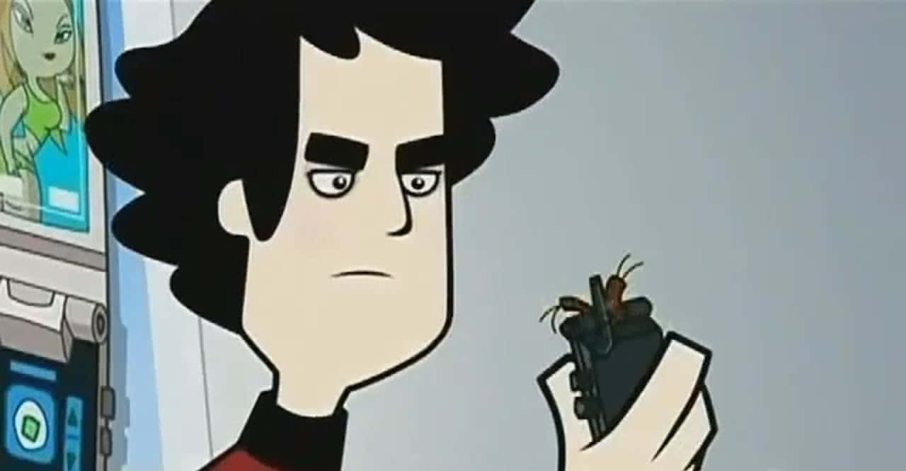 Freds Head, dark hair, angry eyes, HD Desktop Wallpaper