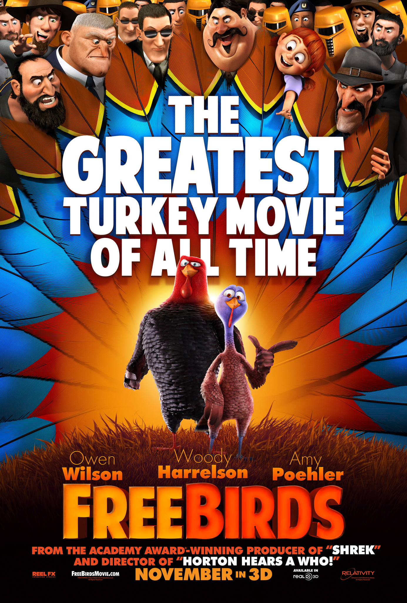 Free Birds, turkeys, human characters, Full HD Phone Wallpaper