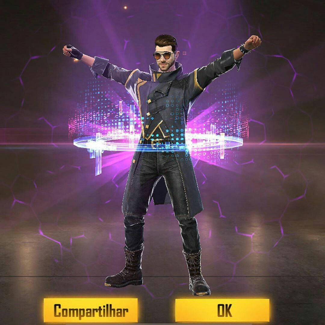 Alok, Free Fire, exclusive game emote, SD Desktop Wallpaper