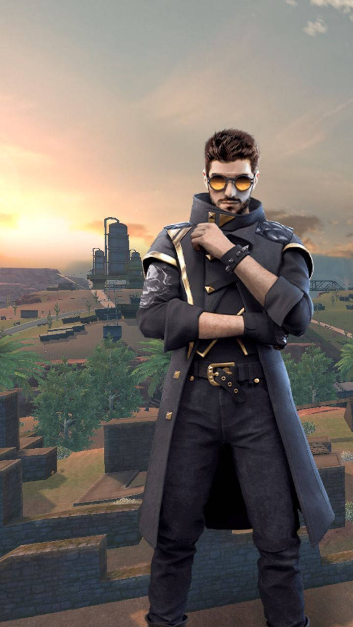 Free Fire Alok, Battle Royal map, rooftop, HD Phone Wallpaper