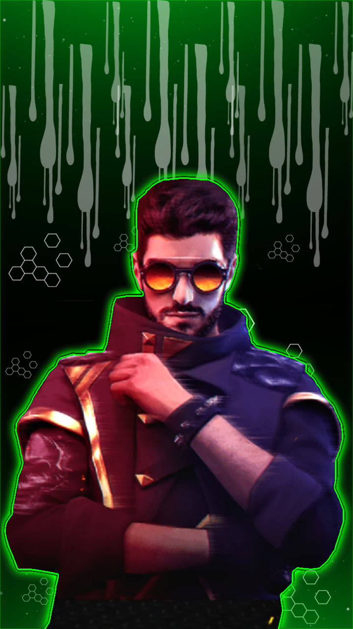 Free Fire Alok, in-game character, dark jacket, HD Phone Wallpaper