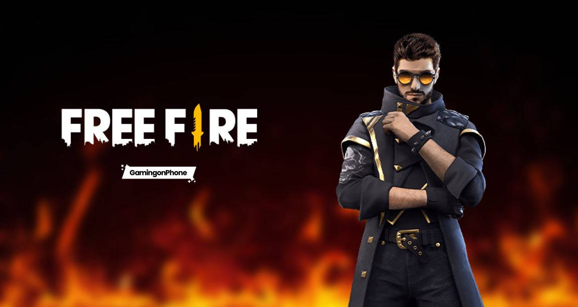 Free Fire Alok, Free Fire logo, dark trench coat, SD Desktop Wallpaper