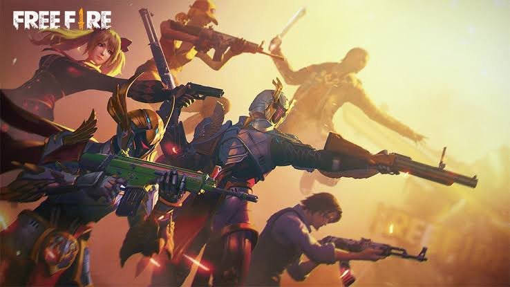 Free Fire, characters, fighting, SD Desktop Wallpaper