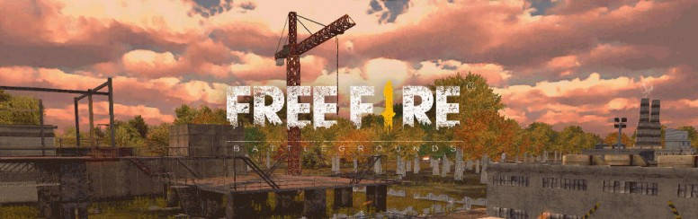 Free Fire Banner, open grounds, sunset, SD Desktop Wallpaper