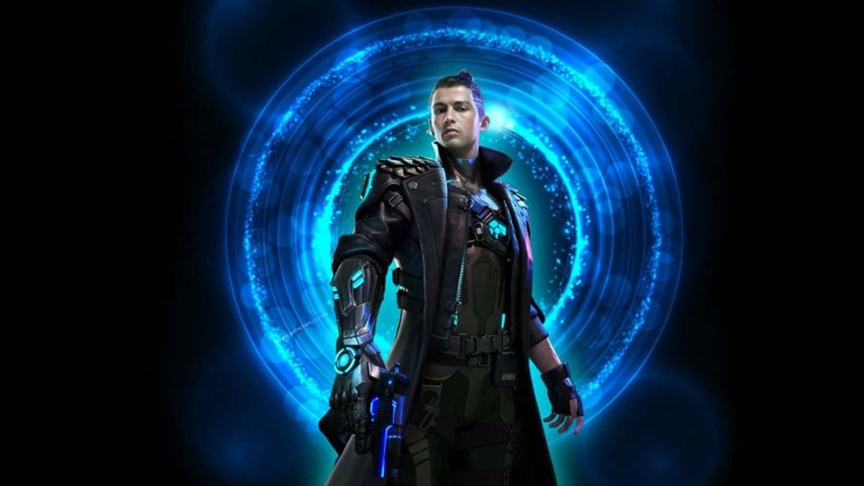 Chrono, Free Fire Chrono, cyberpunk warrior, HD Desktop Wallpaper