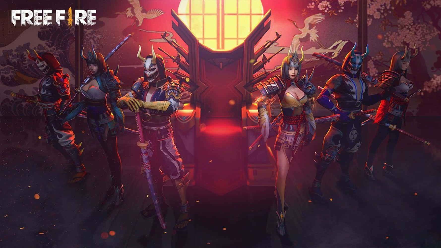 Free Fire, Chrono, samurai warriors, HD Desktop Wallpaper