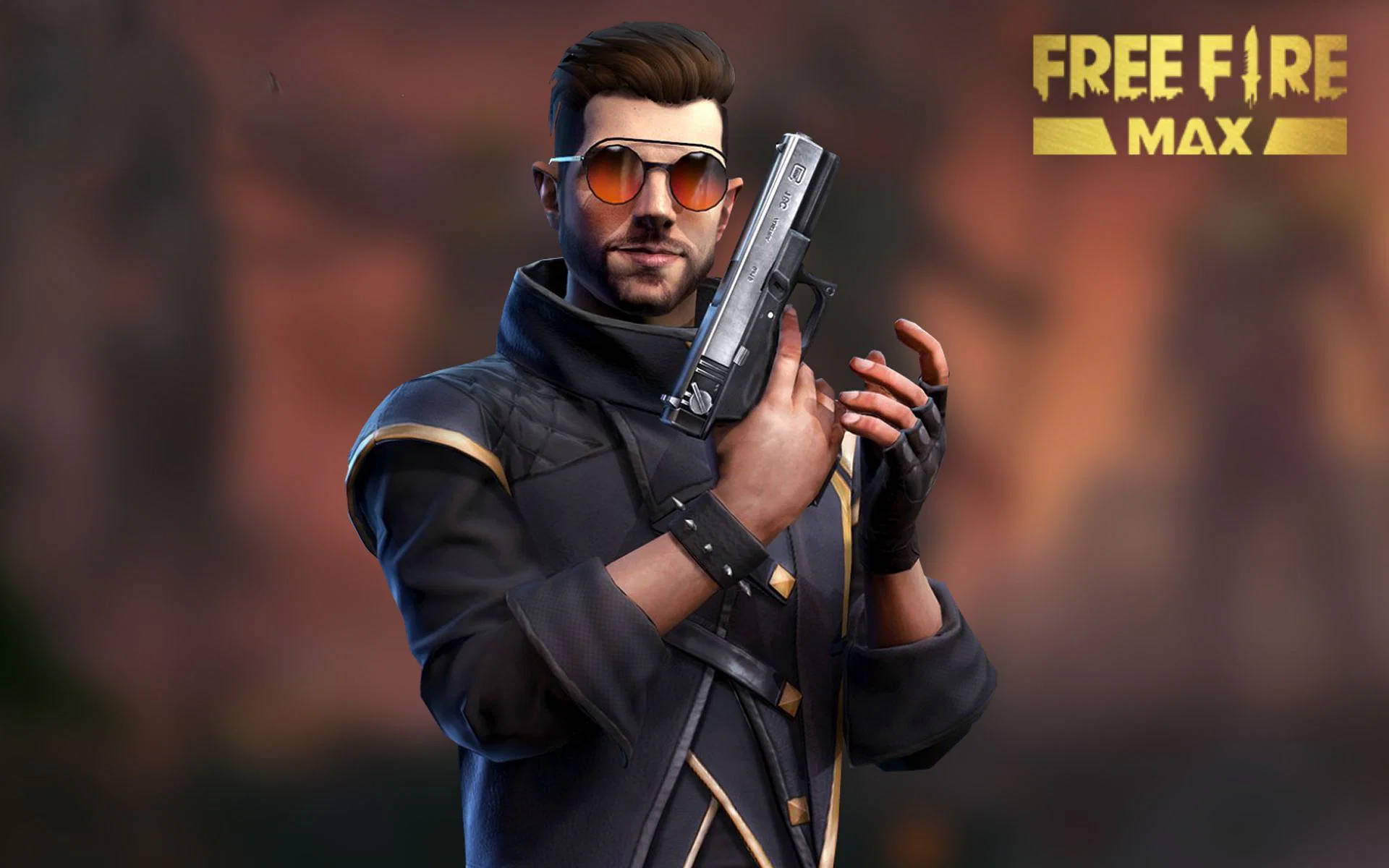 Free Fire, DJ Alok, pistol, Full HD Desktop Wallpaper