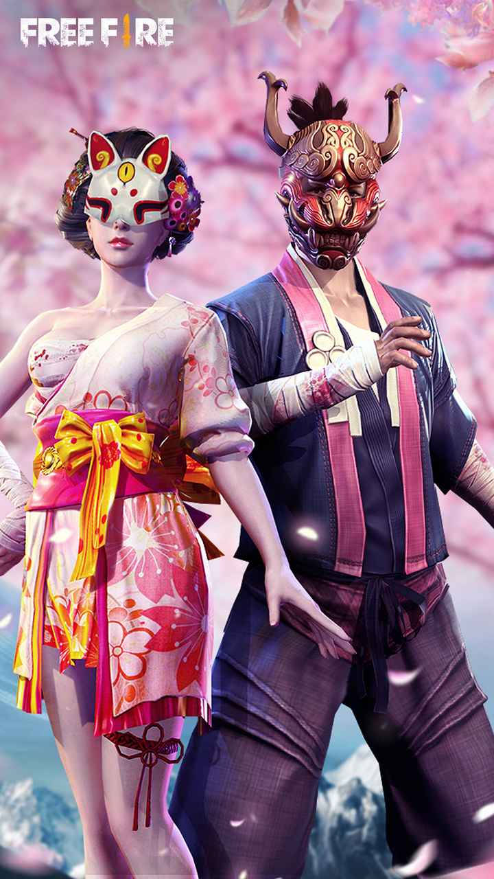 Free Fire, DJ Alok, Japanese Skins, HD Phone Wallpaper