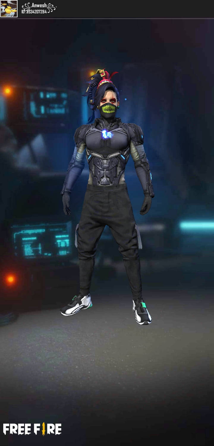 Free Fire, DJ Alok, futuristic aesthetic outfit, HD Phone Wallpaper