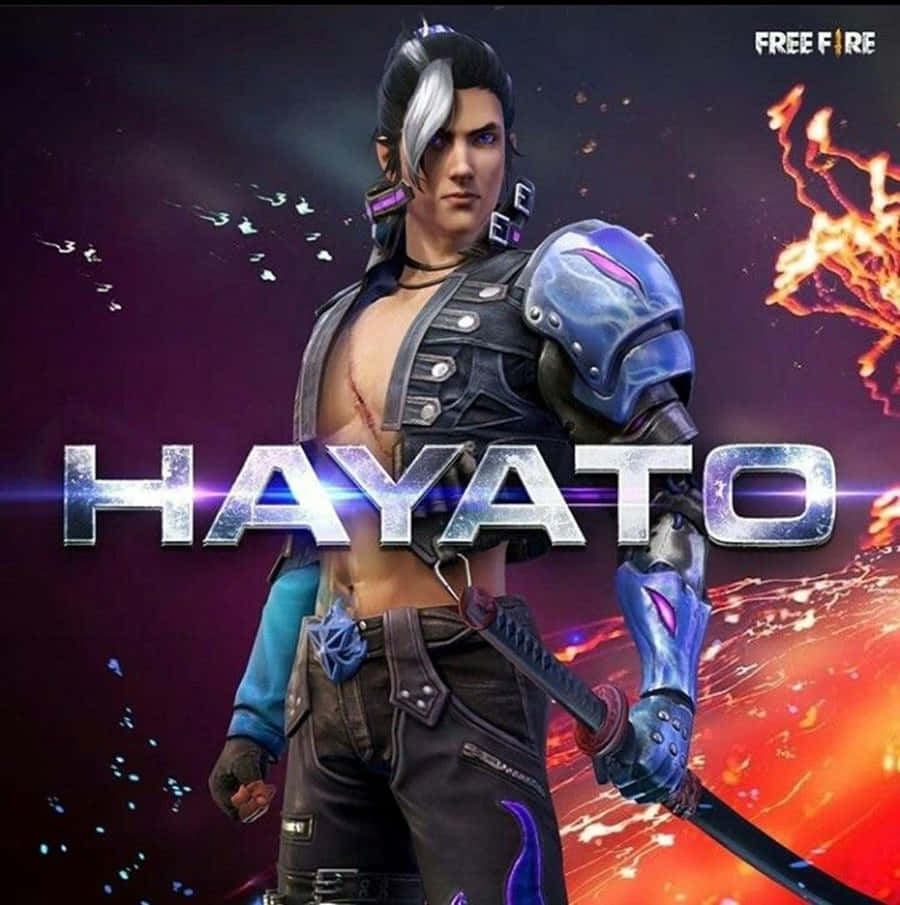 Free Fire Hayato, elite, cybernetic arm, SD Phone Wallpaper