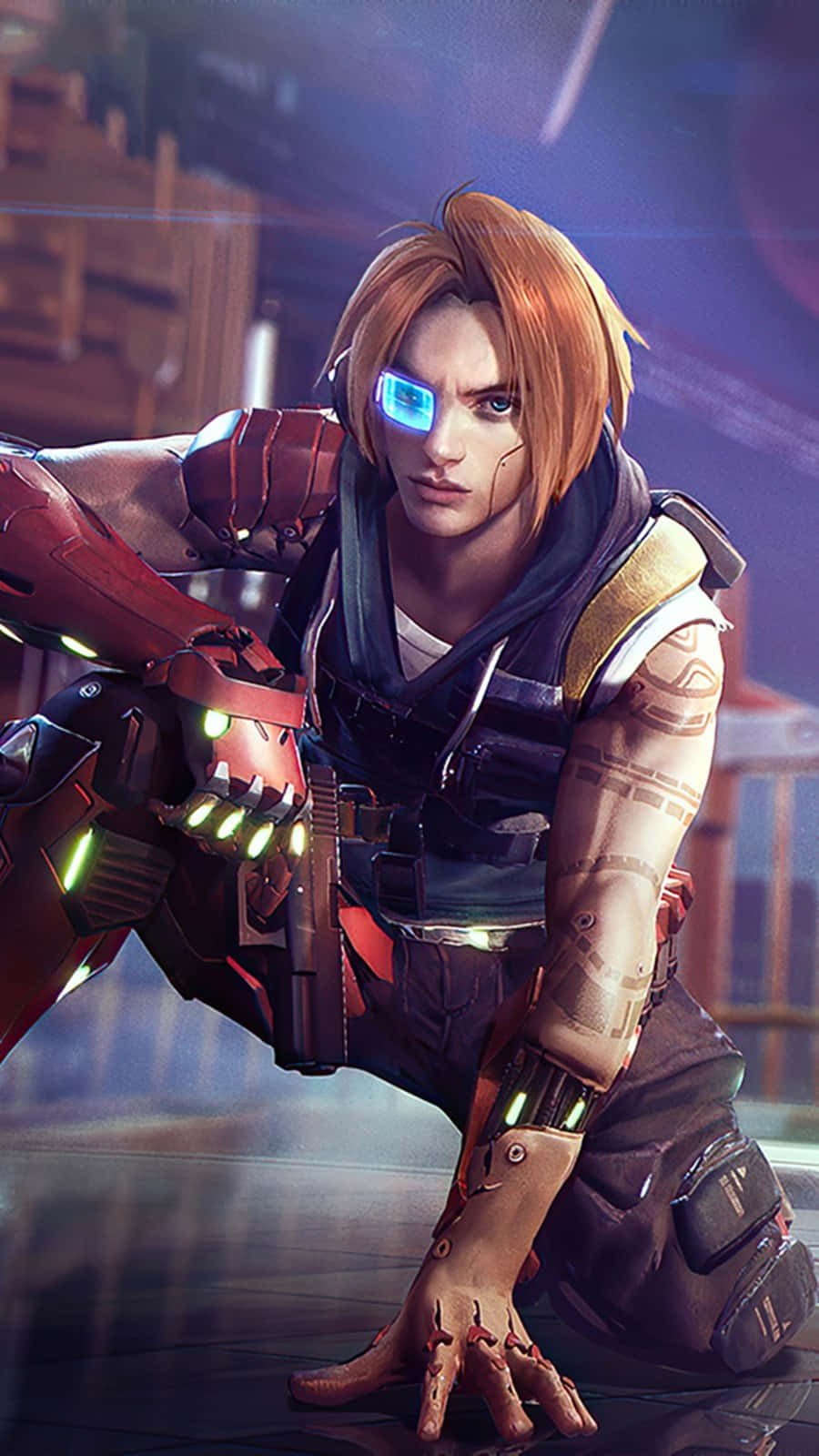 Free Fire, Hayato, cyborg, HD Phone Wallpaper