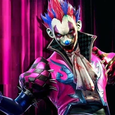 Free Fire Joker, pink, spiky red and blue hair, SD Desktop Wallpaper