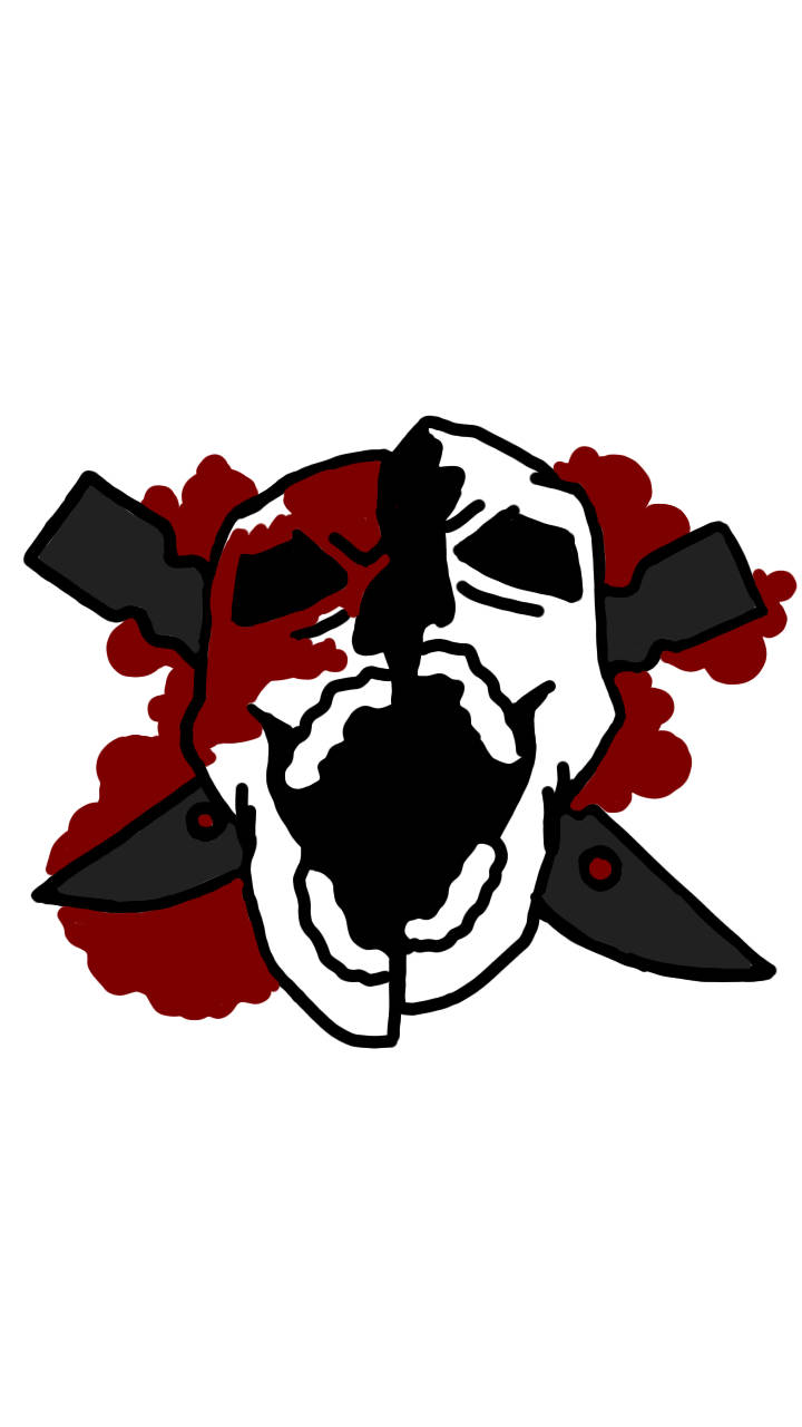 Free Fire Logo, skull, crossed knives, HD Phone Wallpaper